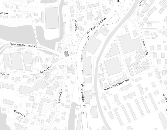 Mapa z adresem organizacji