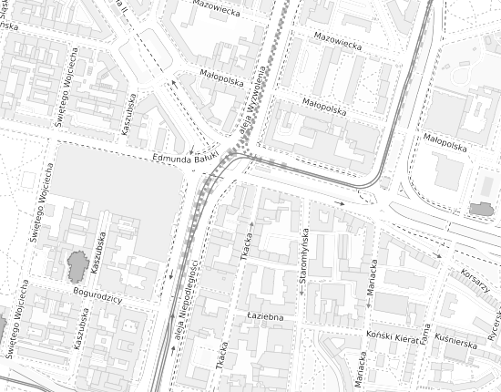 Mapa z adresem organizacji