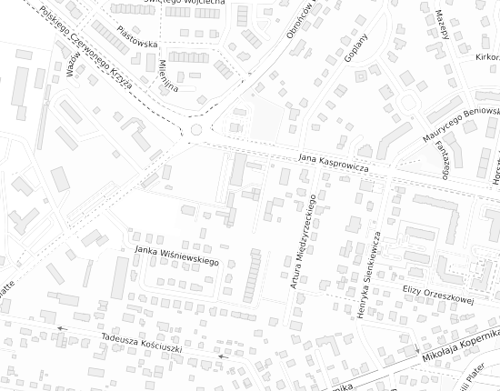 Mapa z adresem organizacji