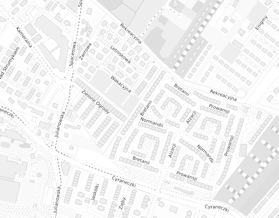 Mapa z adresem organizacji