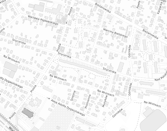 Mapa z adresem organizacji