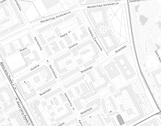 Mapa z adresem organizacji