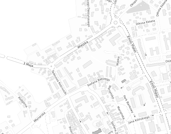 Mapa z adresem organizacji