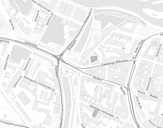 Mapa z adresem organizacji
