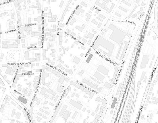 Mapa z adresem organizacji