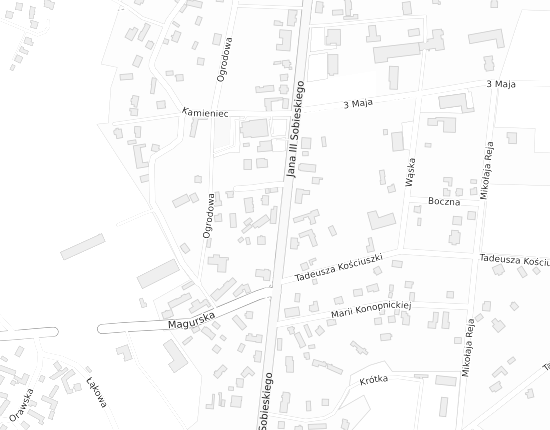 Mapa z adresem organizacji