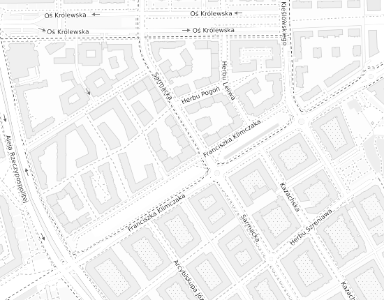 Mapa z adresem organizacji