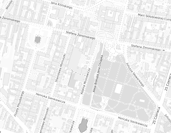 Mapa z adresem organizacji