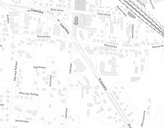 Mapa z adresem organizacji