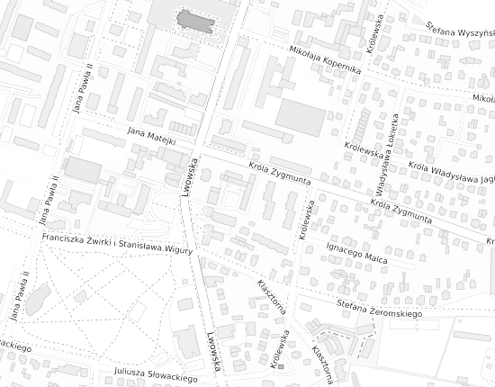 Mapa z adresem organizacji
