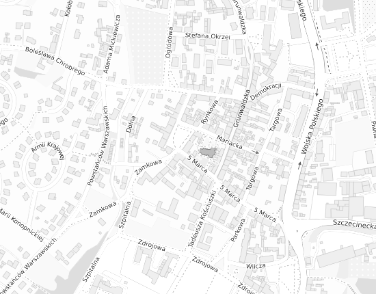 Mapa z adresem organizacji