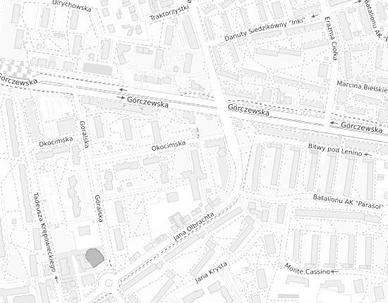 Mapa z adresem organizacji