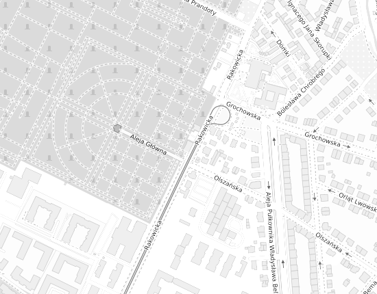 Mapa z adresem organizacji