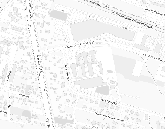 Mapa z adresem organizacji
