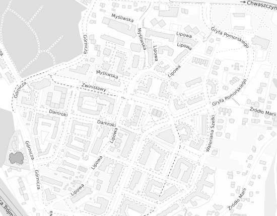 Mapa z adresem organizacji