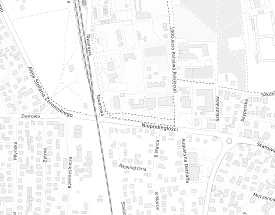 Mapa z adresem organizacji