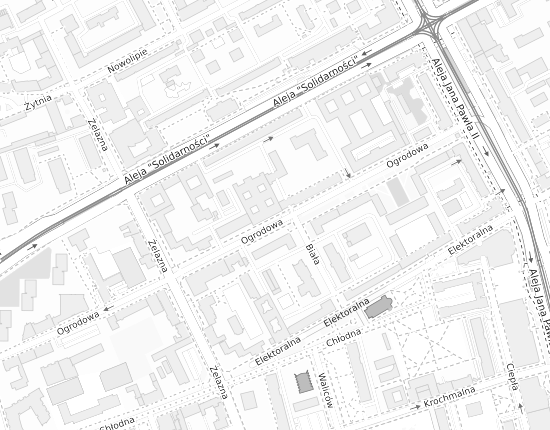 Mapa z adresem organizacji