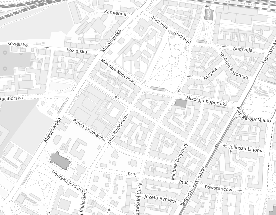 Mapa z adresem organizacji