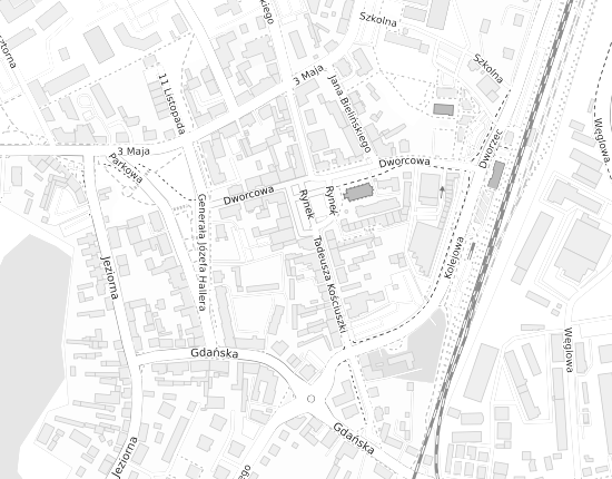 Mapa z adresem organizacji