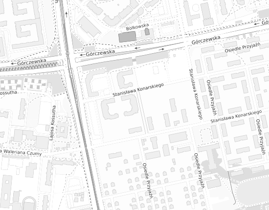 Mapa z adresem organizacji