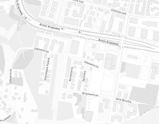 Mapa z adresem organizacji