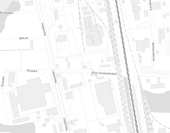 Mapa z adresem organizacji