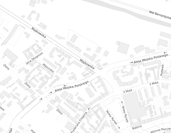 Mapa z adresem organizacji
