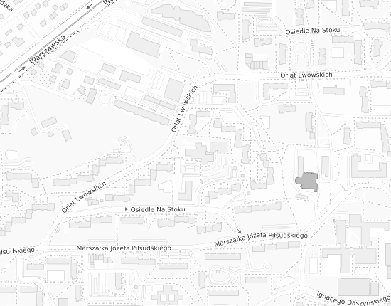 Mapa z adresem organizacji