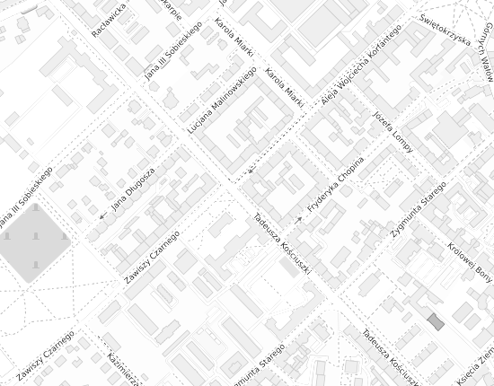 Mapa z adresem organizacji