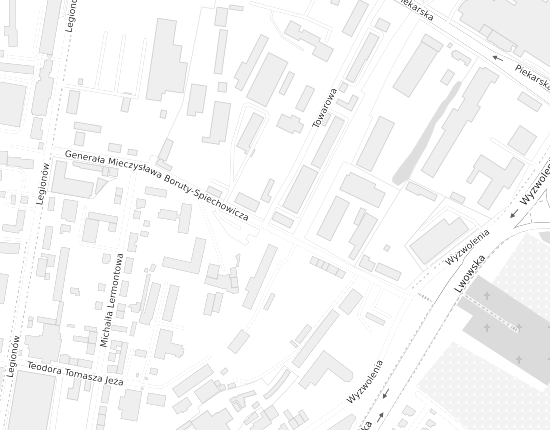 Mapa z adresem organizacji