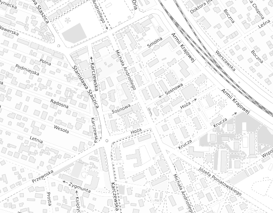 Mapa z adresem organizacji