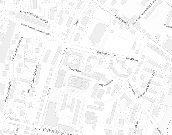 Mapa z adresem organizacji