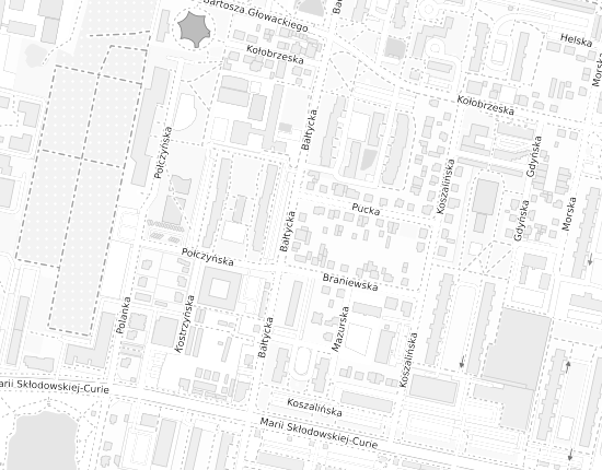 Mapa z adresem organizacji