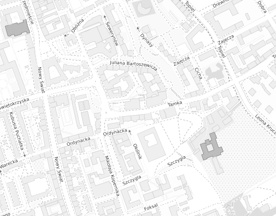Mapa z adresem organizacji