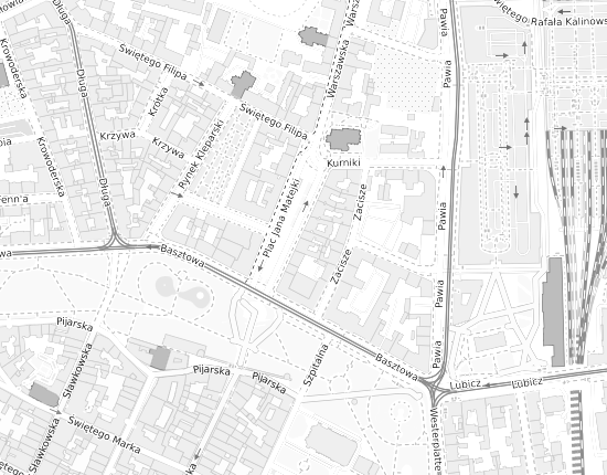 Mapa z adresem organizacji