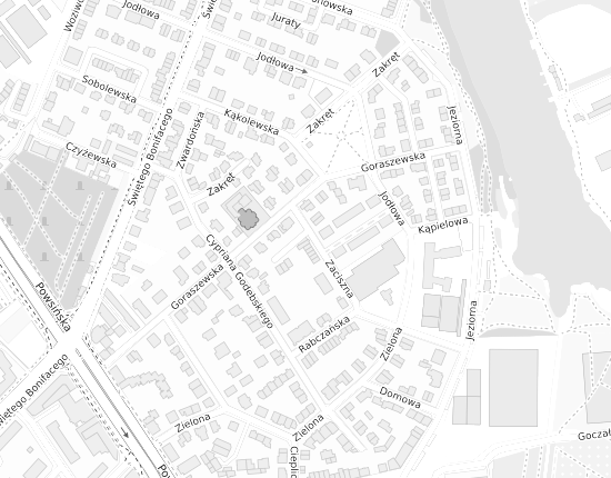 Mapa z adresem organizacji