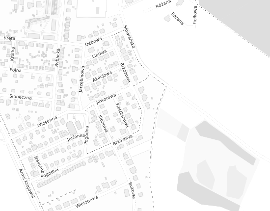 Mapa z adresem organizacji