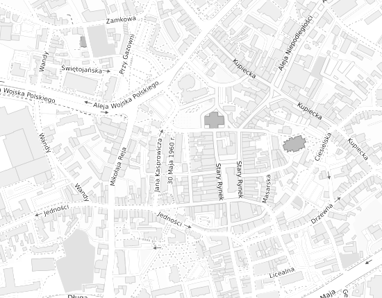Mapa z adresem organizacji