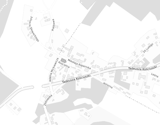 Mapa z adresem organizacji