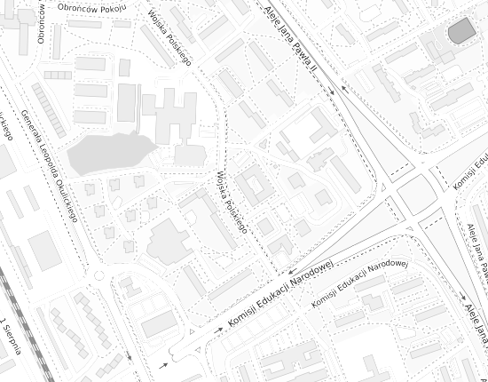 Mapa z adresem organizacji