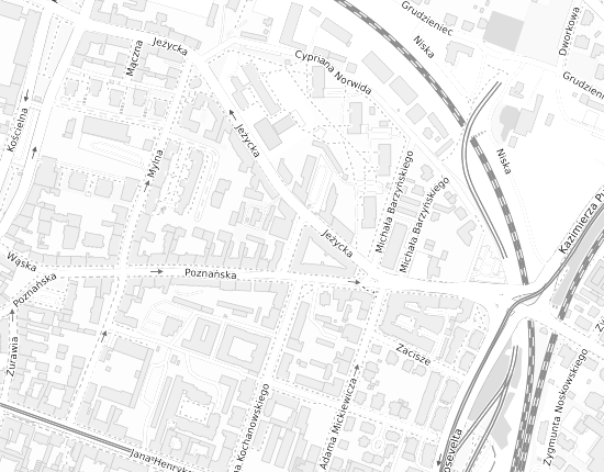 Mapa z adresem organizacji