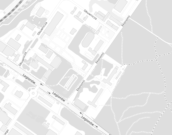 Mapa z adresem organizacji