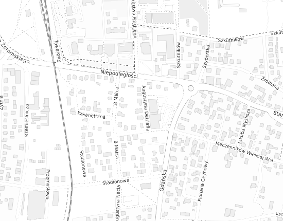 Mapa z adresem organizacji