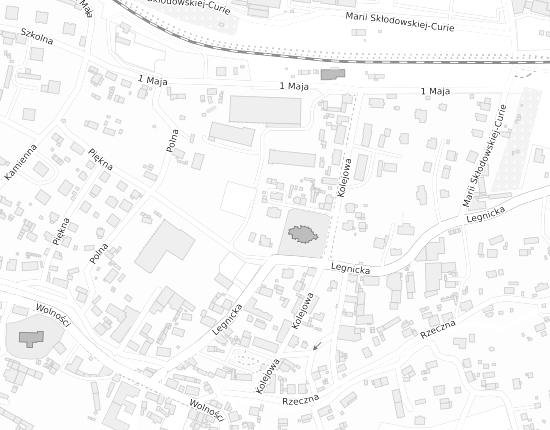 Mapa z adresem organizacji