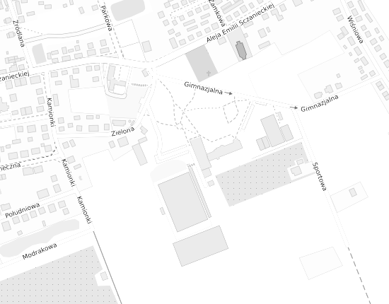 Mapa z adresem organizacji