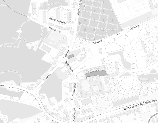 Mapa z adresem organizacji