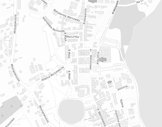 Mapa z adresem organizacji