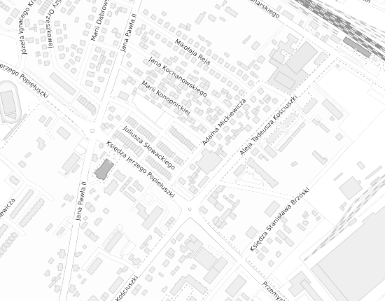 Mapa z adresem organizacji
