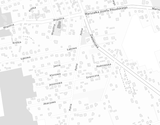 Mapa z adresem organizacji