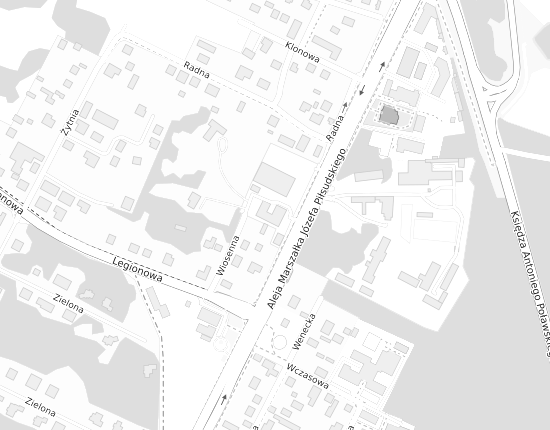 Mapa z adresem organizacji